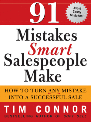cover image of 91 Mistakes Smart Salespeople Make